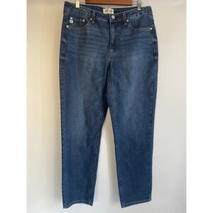 Seven7 Women Jeans Blue Wash Straight Leg Size 10